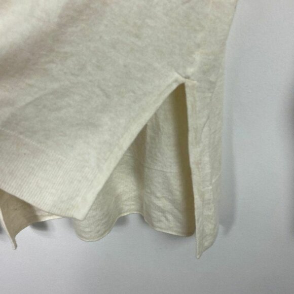Toad and Co Merino Wool Tencel Knit Sweater Cream Jacinta Crew Neck Size Large L - Picture 5 of 11